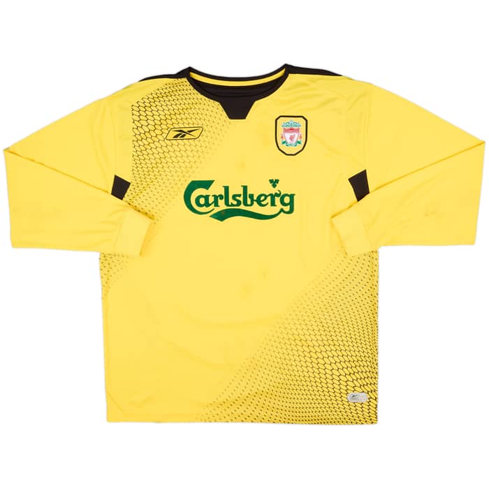 2004-06 Liverpool Away L/S Shirt Alonso #14 - 7/10 - (L)