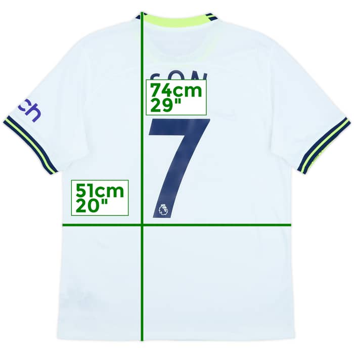 2022-23 Tottenham Home Shirt Son #7 - 8/10 - (M)