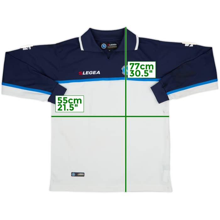 2003-04 Napoli Legea Polo L/S Shirt - 5/10 - (M)