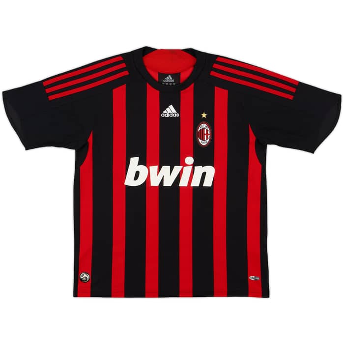 2008-09 AC Milan Home Shirt - 7/10 - (M.Boys)