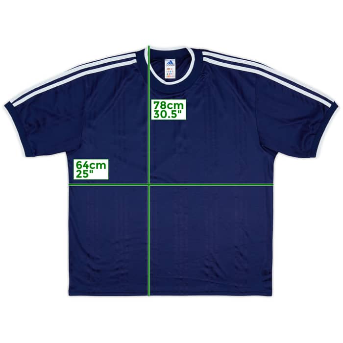 1999-00 adidas Template Shirt - 9/10 - (XXL)