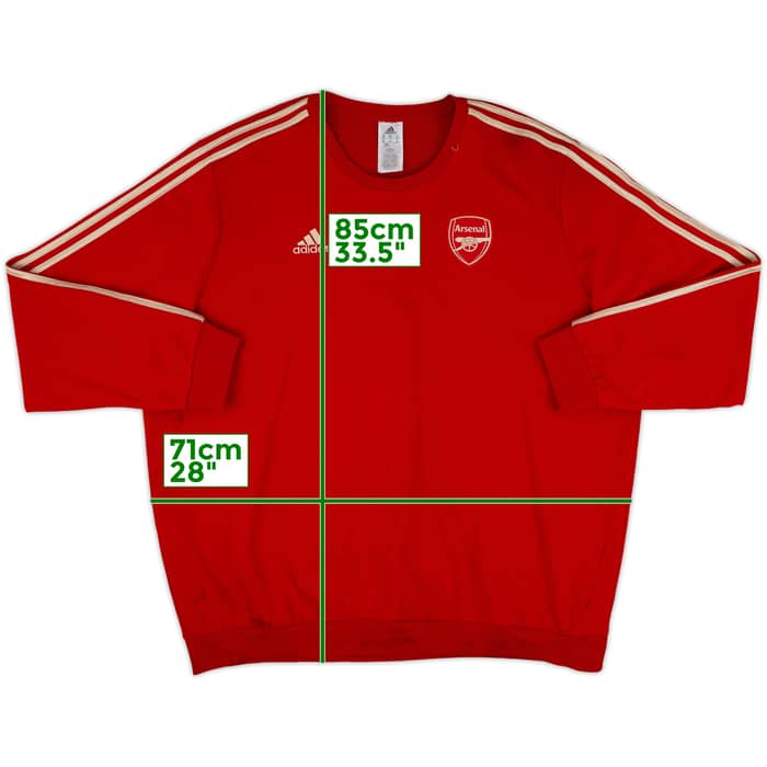 2023-24 Arsenal adidas DNA Sweat Top - 8/10 - (3XL)
