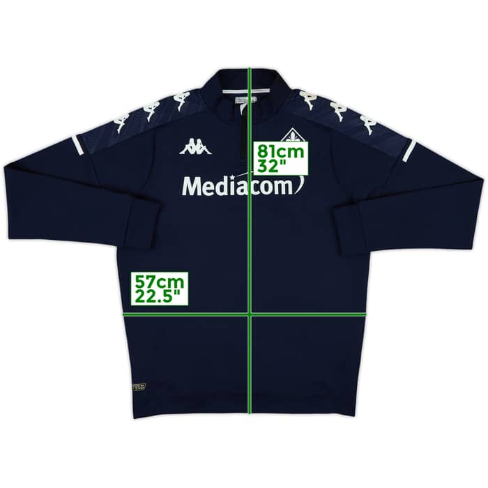 2020-21 Fiorentina Player Issue Kappa Sweat Top - 7/10 - (XL)