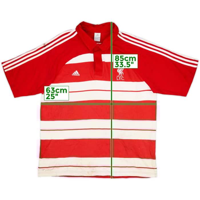 2008-09 Liverpool adidas Polo Shirt - 7/10 - (XL)