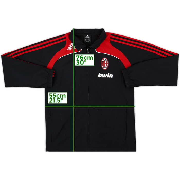 2008-09 AC Milan adidas Track Jacket - 8/10 - (S)