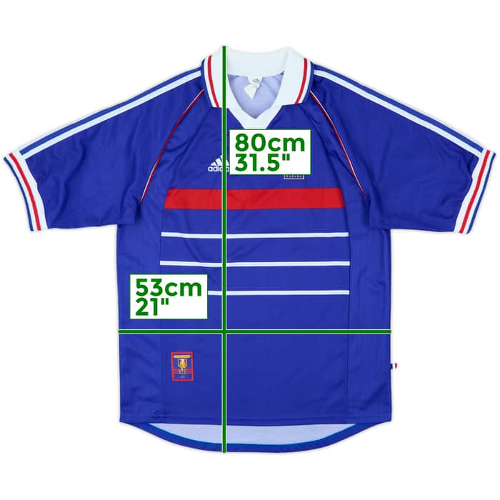 1998-00 France Home Shirt - 10/10 - (M)