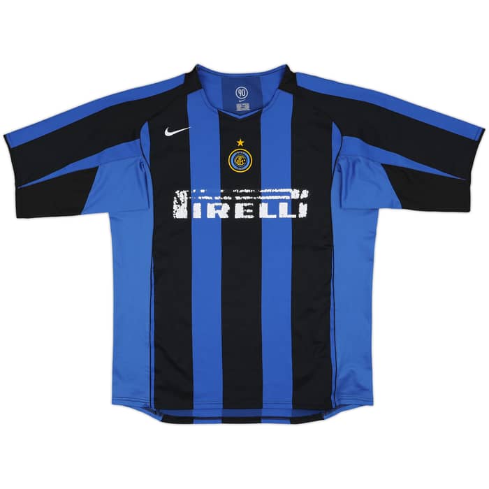 2004-05 Inter Milan Home Shirt Adriano #10 - 4/10 - (XL)