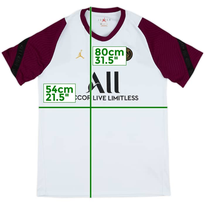 2020-21 Paris Saint-Germain Nike Jordan Training Shirt - 7/10 - (L)