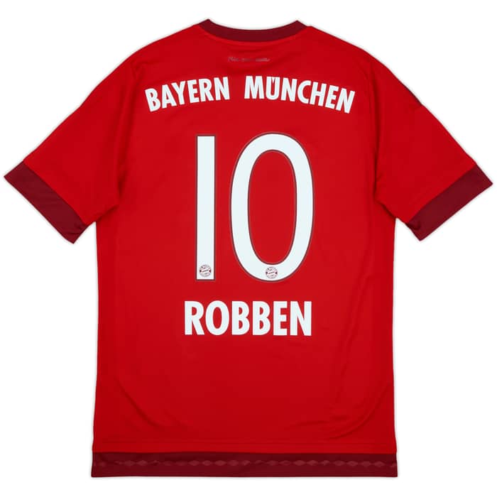 2015-16 Bayern Munich Home Shirt Robben #10 - 10/10 - (XL.Boys)