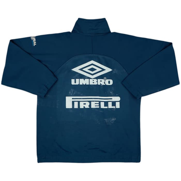 1997-98 Inter Milan Umbro 1/4 Zip Track Jacket - 5/10 - (M)