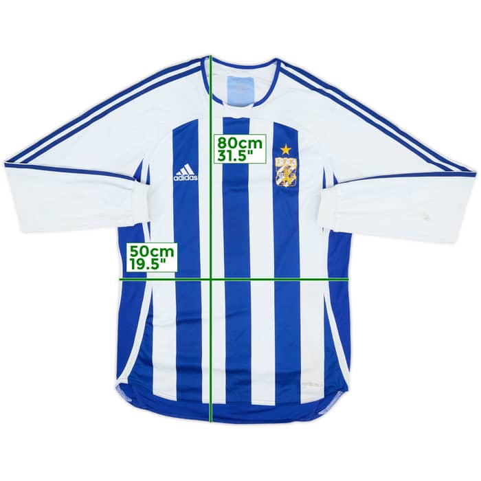 2006 IFK Gothenburg Home L/S Shirt - 6/10 - (M)