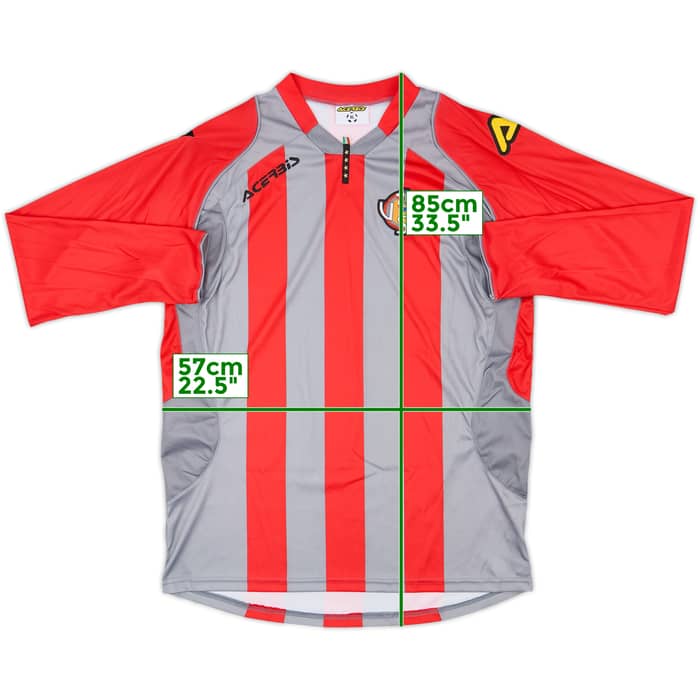 2010-11 US Cremonese Home L/S Shirt - 9/10 - (XL)