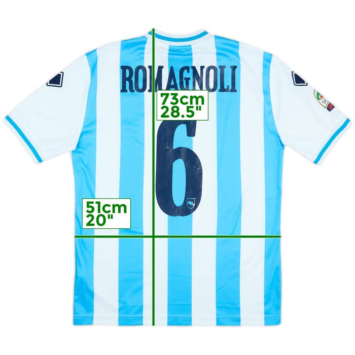 2012-13 Pescara Home Shirt Romagnoli #6 - 6/10 - (L)