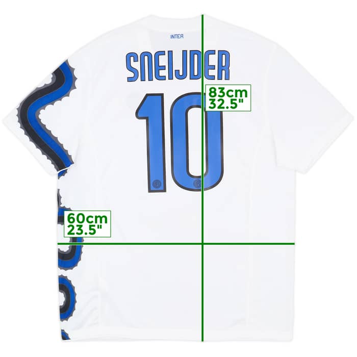 2010-11 Inter Milan Away Shirt Sneijder #10 - 8/10 - (XL)