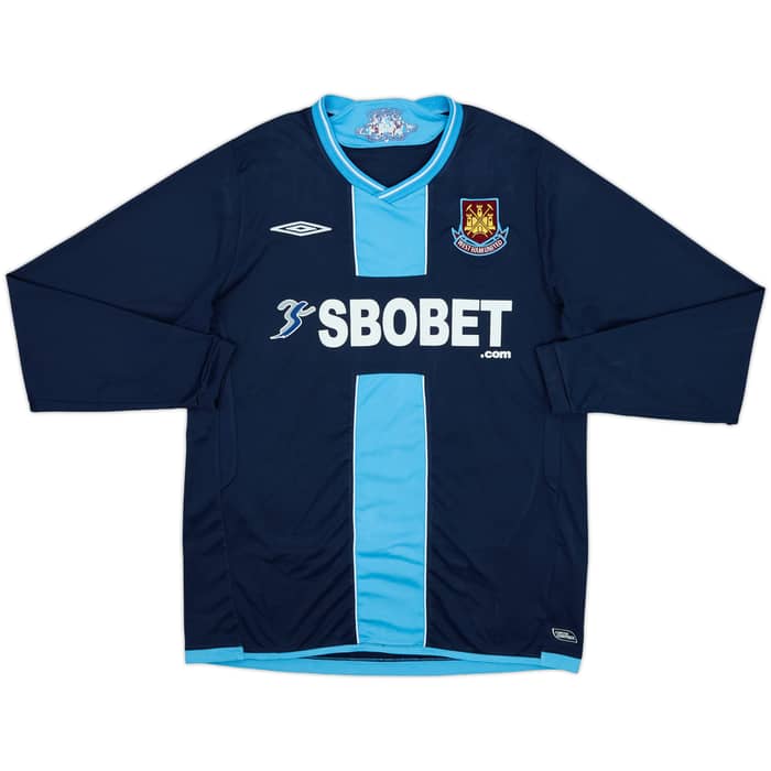 2009-10 West Ham Away L/S Shirt Diamanti #32 - 7/10 - (L)