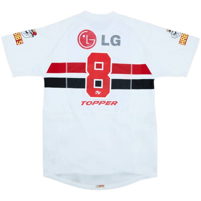 2004 Sao Paulo Home Shirt #8 - 7/10 - (M)