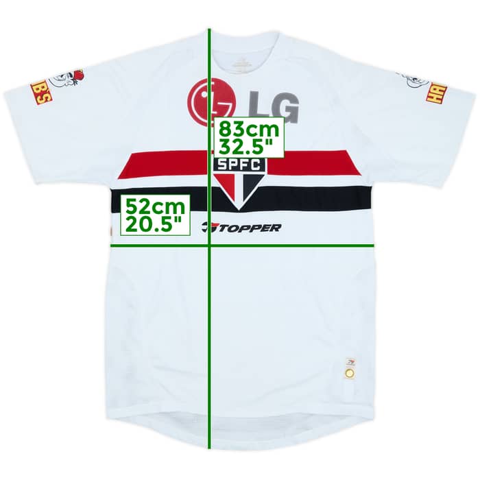 2004 Sao Paulo Home Shirt #8 - 7/10 - (M)