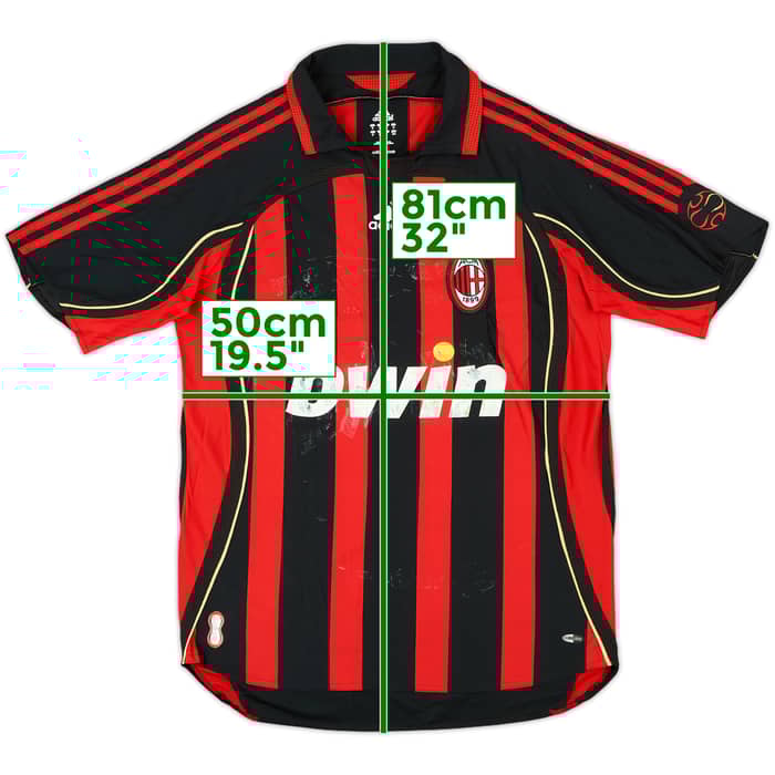 2006-07 AC Milan Home Shirt - 4/10 - (M)