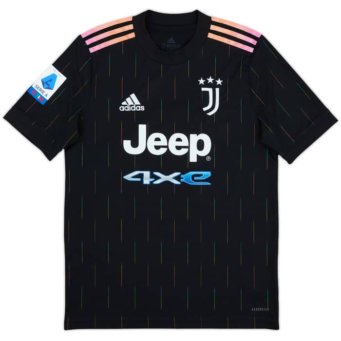 2021-22 Juventus Away Shirt Chiesa #22 - 6/10 - (L.Boys)