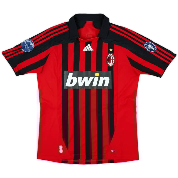 2007-08 AC Milan Home Shirt Ambrosini #23 - 5/10 - (M)