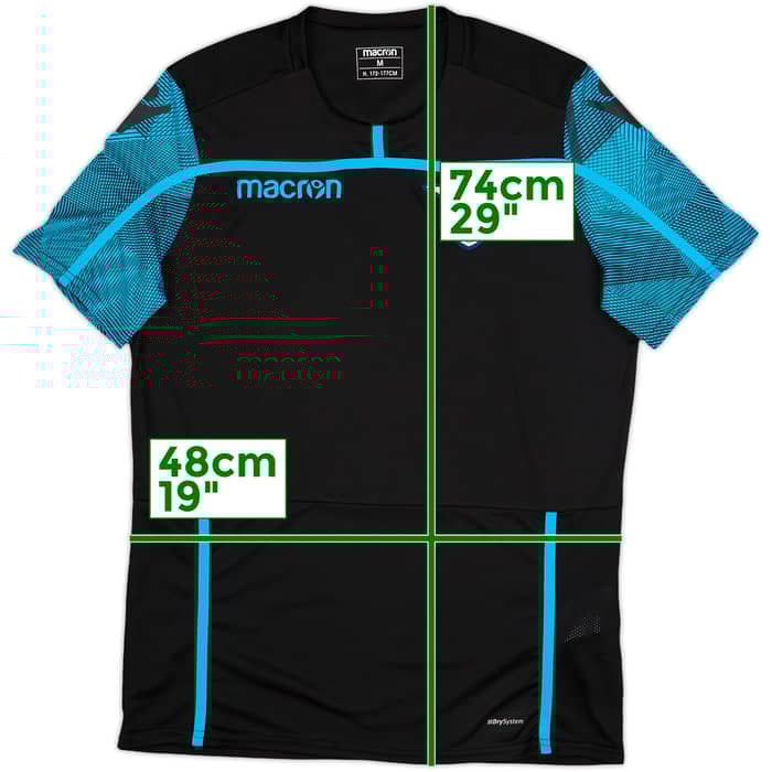 2017-18 Lazio Macron Training Shirt - 9/10 - (M)