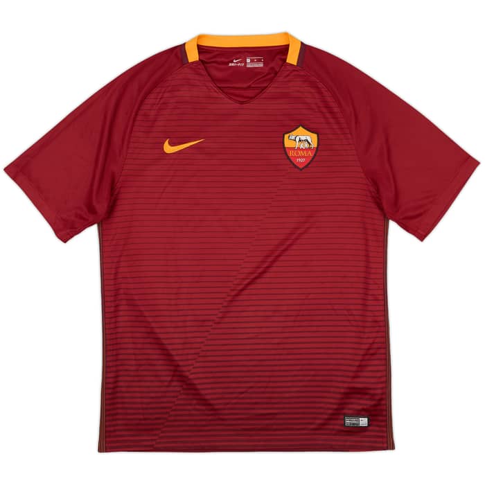2016-17 Roma Home Shirt Totti #10 - 10/10 - (M)