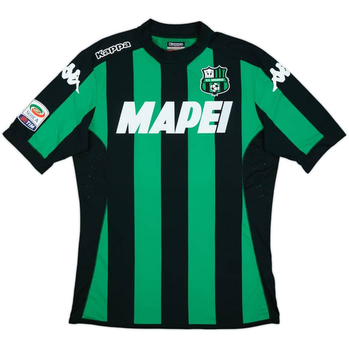 2016-17 Sassuolo Authentic Home Shirt - 7/10 - (XXL)