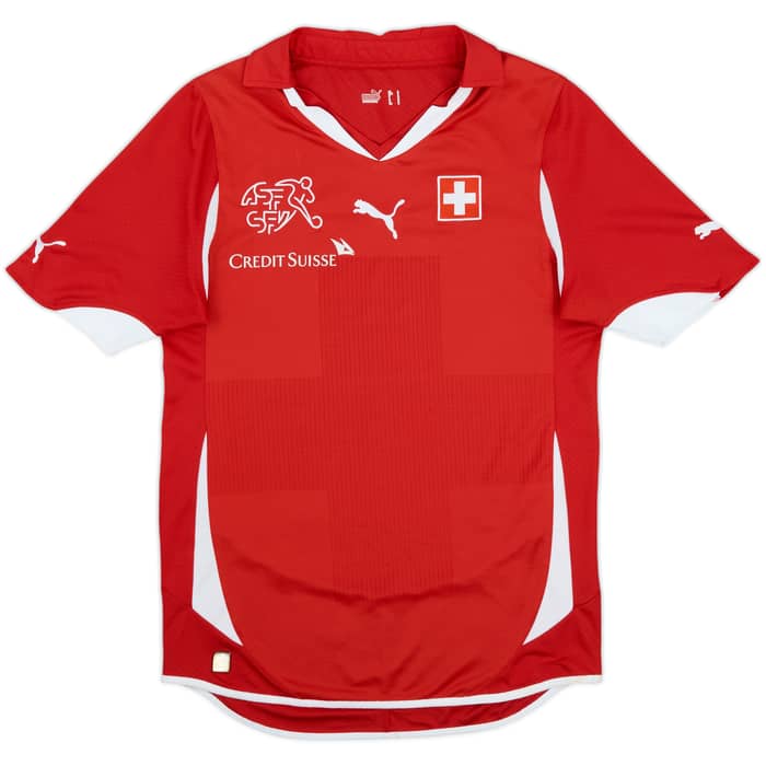 2010-11 Switzerland Home Shirt - 8/10 - (S)