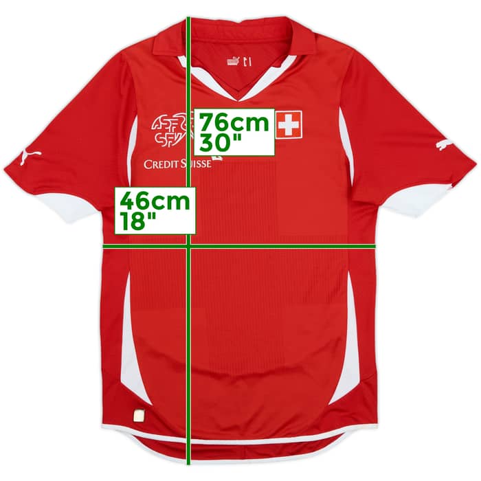 2010-11 Switzerland Home Shirt - 8/10 - (S)