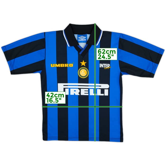 1997-98 Inter Milan 'Campus' Basic Home Shirt - 8/10 - (Y)