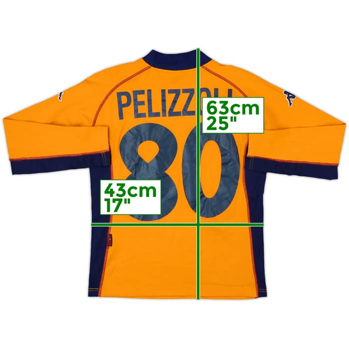 2001-02 Roma Fourth/GK L/S Shirt Pelizzoli #80 - 5/10 - (S)