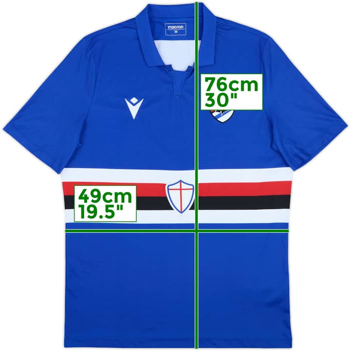 2020-21 Sampdoria Home Shirt - 10/10 - (M)
