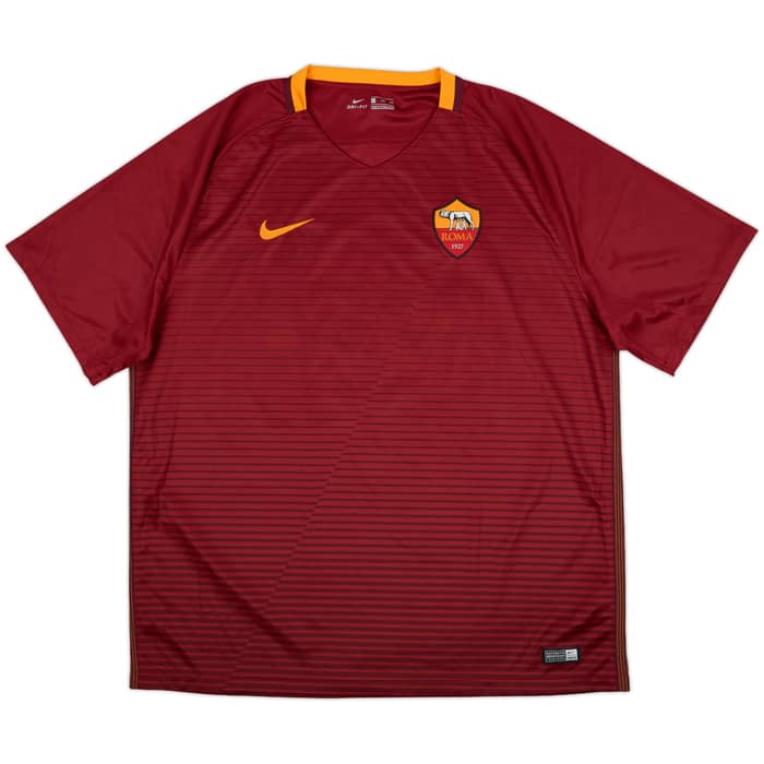 2016-17 Roma Home Shirt Luciano #50 - 9/10 - (XXL)