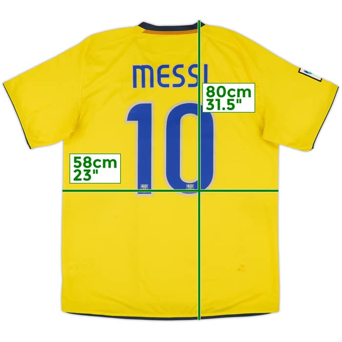 2008-10 Barcelona Away Shirt Messi #10 - 5/10 - (L)