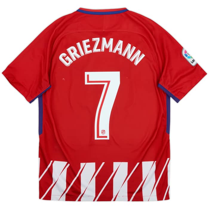 2017-18 Atletico Madrid Home Shirt Griezmann #7 - 5/10 - (M)