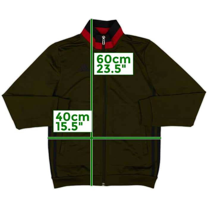2016-17 AC Milan adidas Track Jacket - 8/10 - (S.Boys)