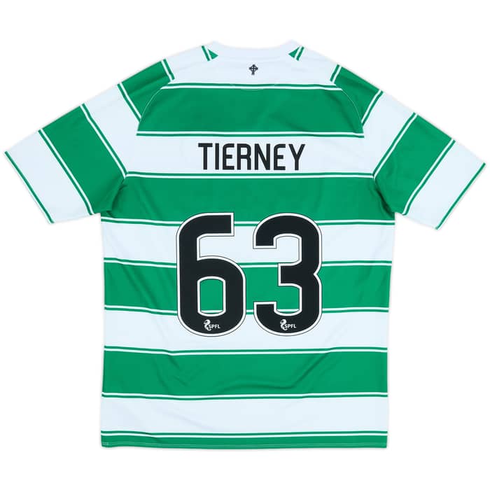 2015-16 Celtic Home Shirt Tierney #63 - 6/10 - (L)