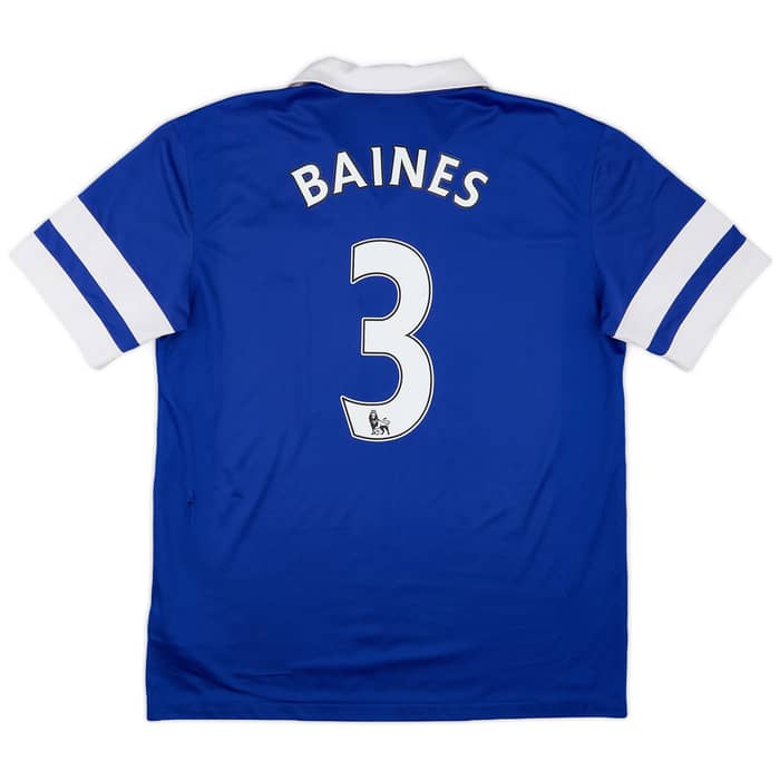 2013-14 Everton Home Shirt Baines #3