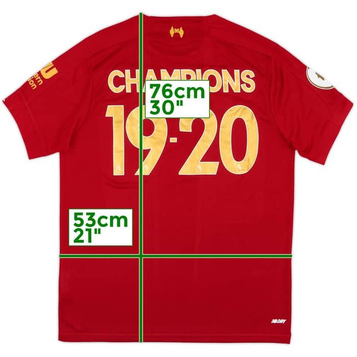 2019-20 Liverpool Home Shirt 19-20 Champions - 7/10 - (M)