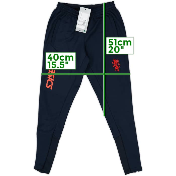 2010s Perugia Asics Youth Team Track Pants/Bottoms (S.Boys)