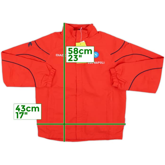 2007-08 Napoli Diadora Track Jacket (M.Boys)