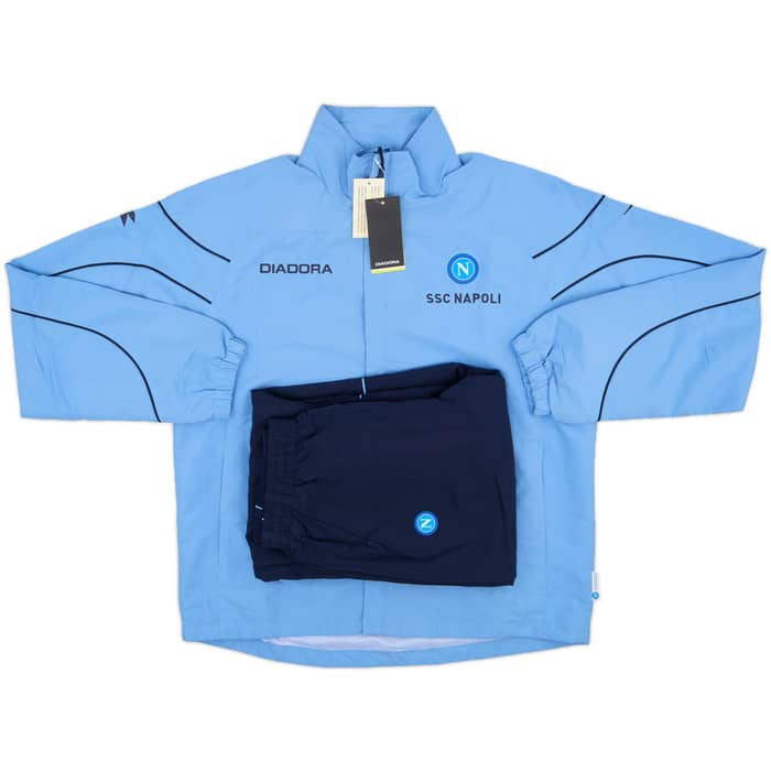 2007-08 Napoli Diadora Full Tracksuit (S)