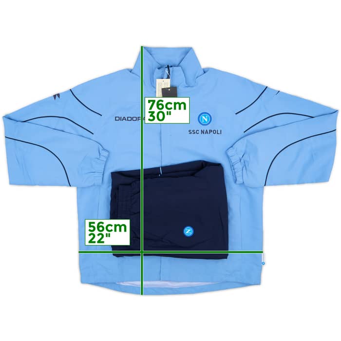 2007-08 Napoli Diadora Full Tracksuit (S)