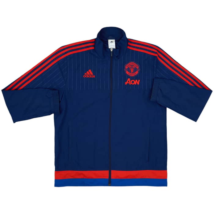 2015-16 Manchester United adidas Tracksuit - 6/10 - (M)