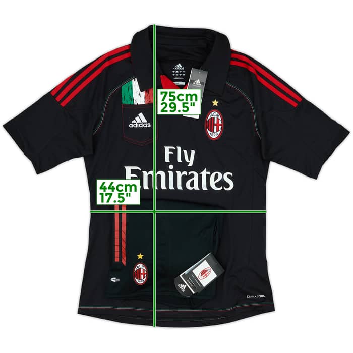 2012-13 AC Milan Third Shirt & Shorts (S)