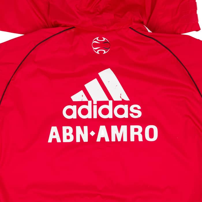 2006-07 Ajax Player Issue adidas Hooded Rain Jacket - 6/10 - (L)