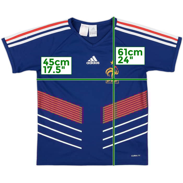 2009-10 France Basic Home Shirt - 7/10 - (L.Boys)