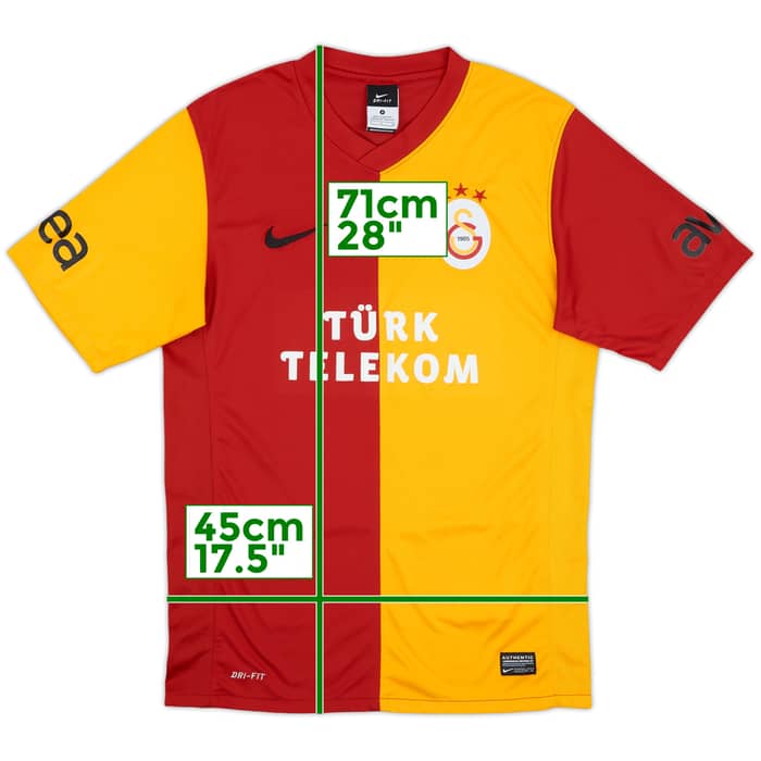 2011-12 Galatasaray Home Shirt - 10/10 - (S)