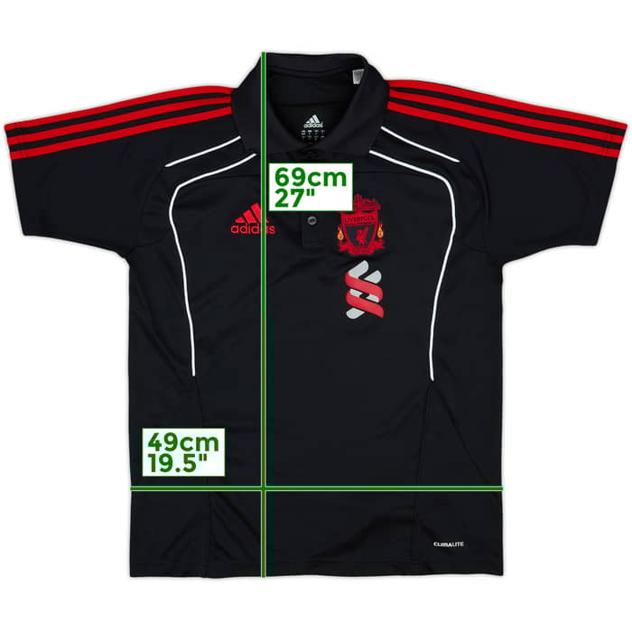 2010-11 Liverpool adidas Polo Shirt - 7/10 - (S)