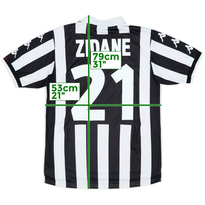Camiseta de local del Juventus 1999-00 Zidane #21 - 6/10 - (M)